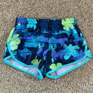 Danskin Now Girl’s Blue and Teal Athletic Shorts